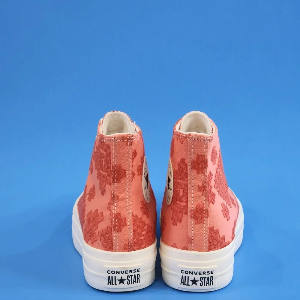Converse CTAS Hi Lift Tonal Embroidery Women's Platform Sneakers A02233C NWT - Picture 5 of 6